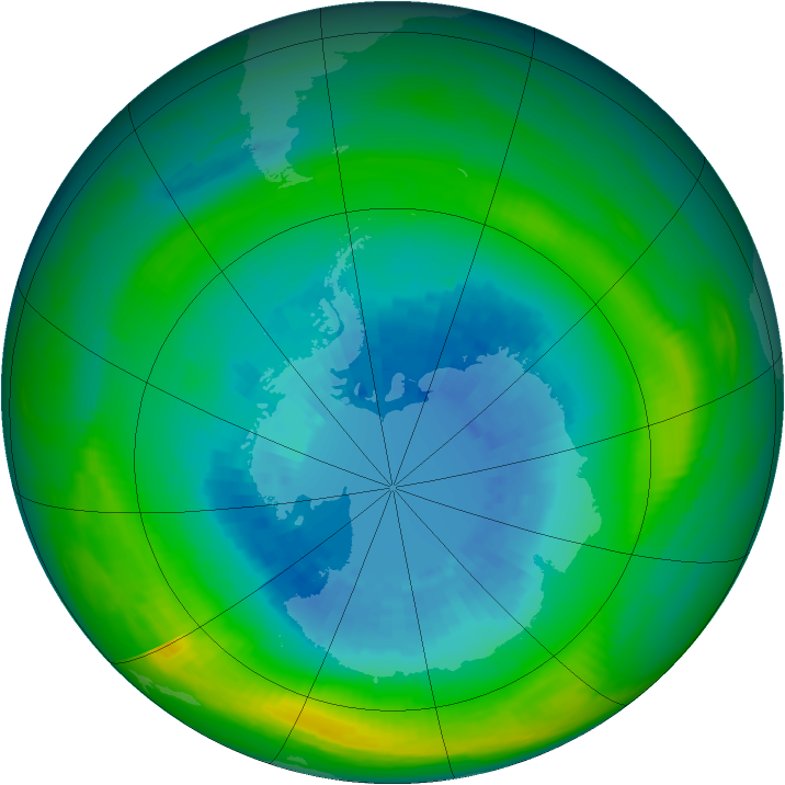 Ozone Map 1980-09-11